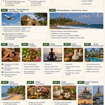 Tamilnadu avec Kerala (Cure ayurvedique 14 Jours)